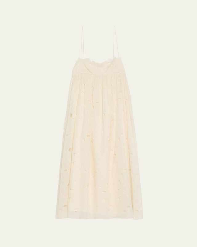 Marina Empire Cotton Cami Midi Dress